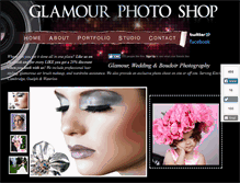 Tablet Screenshot of glamourphotoshop.com